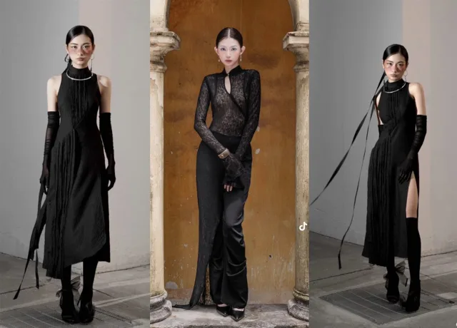 Bộ sưu tập trang phục tông đen phong cách high-fashion của học viên Luvinus