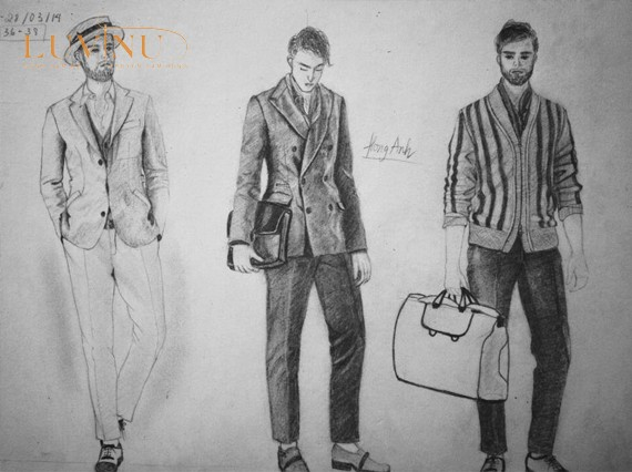 Vẽ quần áo nếp gấp quần áo cho nam  How to draw clothess fold for male  Source SpectrumVIIdevianta  Dibujos de personas Dibujo de referencia  poses Dibujos