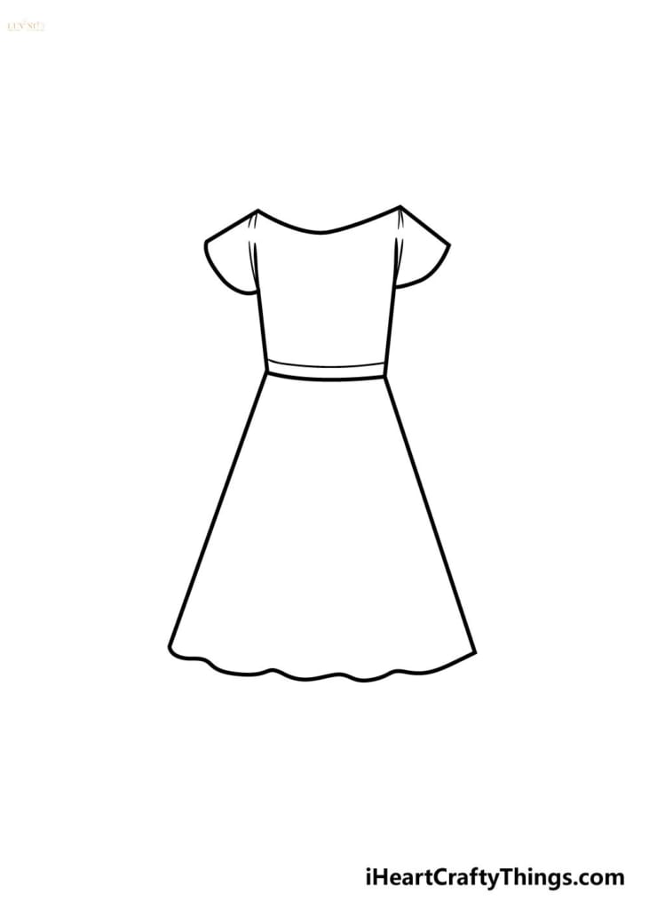 Thử ngay Vẽ váy đơn giản cho bé với hướng dẫn chi tiết