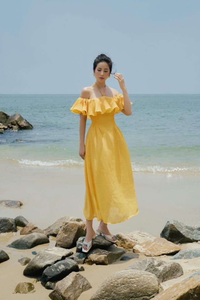 Tìm kho sỉ váy maxi đi biển đẹp giá rẻ - Song Song Shop