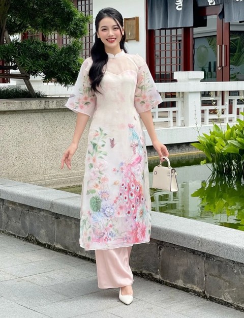 vai may ao dai