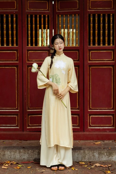 vai may ao dai