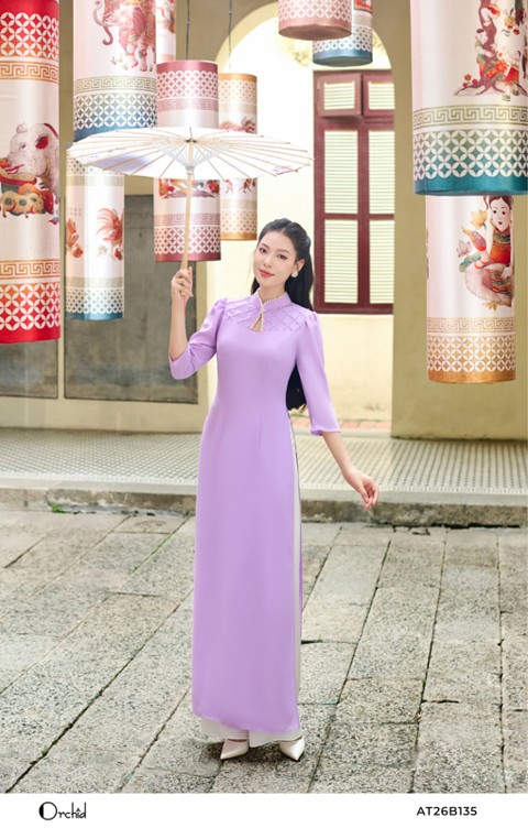 vai may ao dai