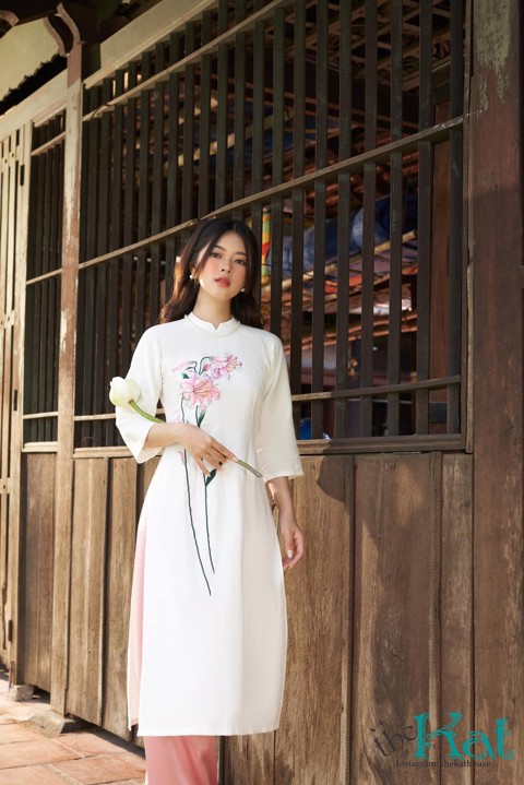 vai may ao dai