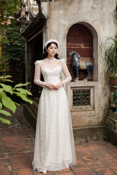 vai may ao dai