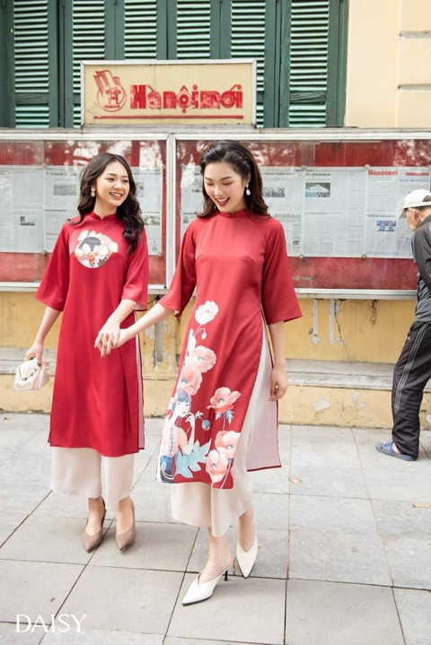 vai may ao dai