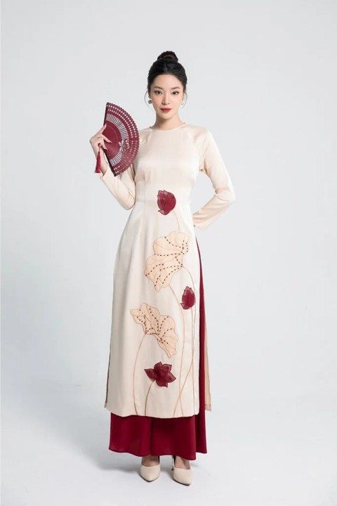 vai may ao dai