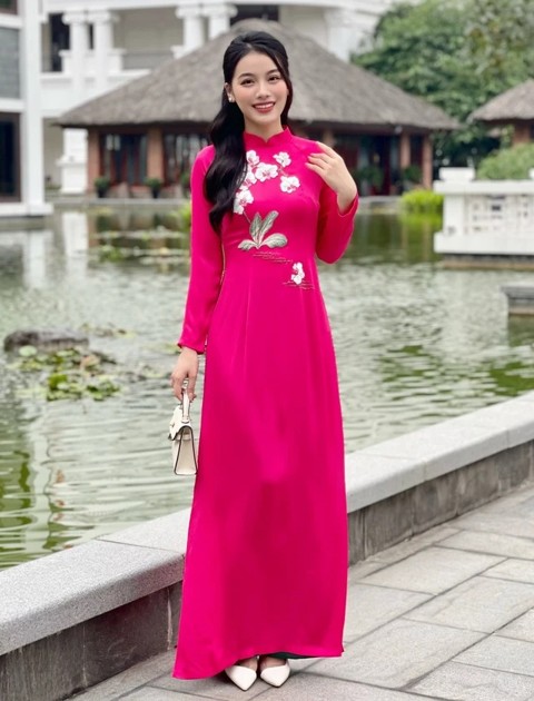 vai may ao dai